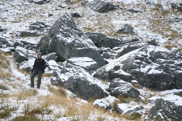 Half way up Conical Hill