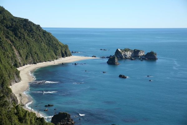 One of many wild beaches