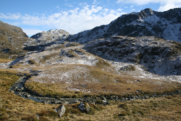 On the way to Harris Saddle