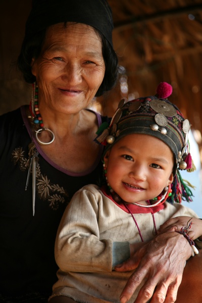 Akha smiles